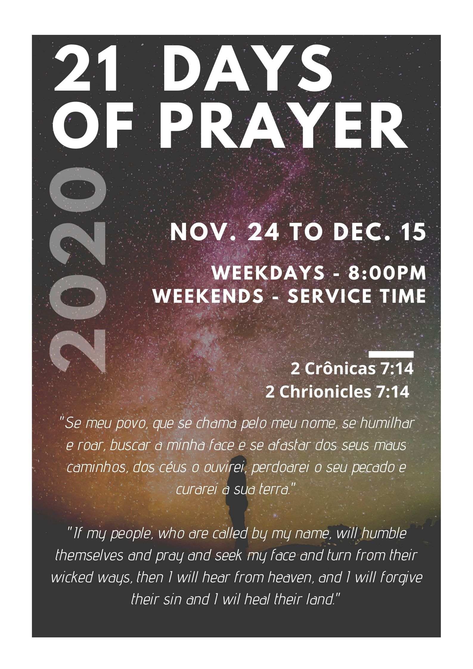 21 Days of Prayer 2020
